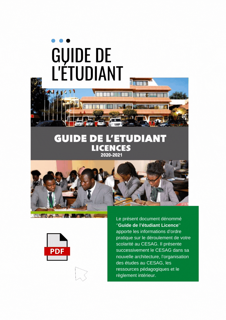 Guide de l'étudiant