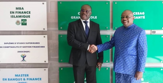 Visite du Pr. Bertrand MBATCHI Secrétaire Général du CAMES au CESAG